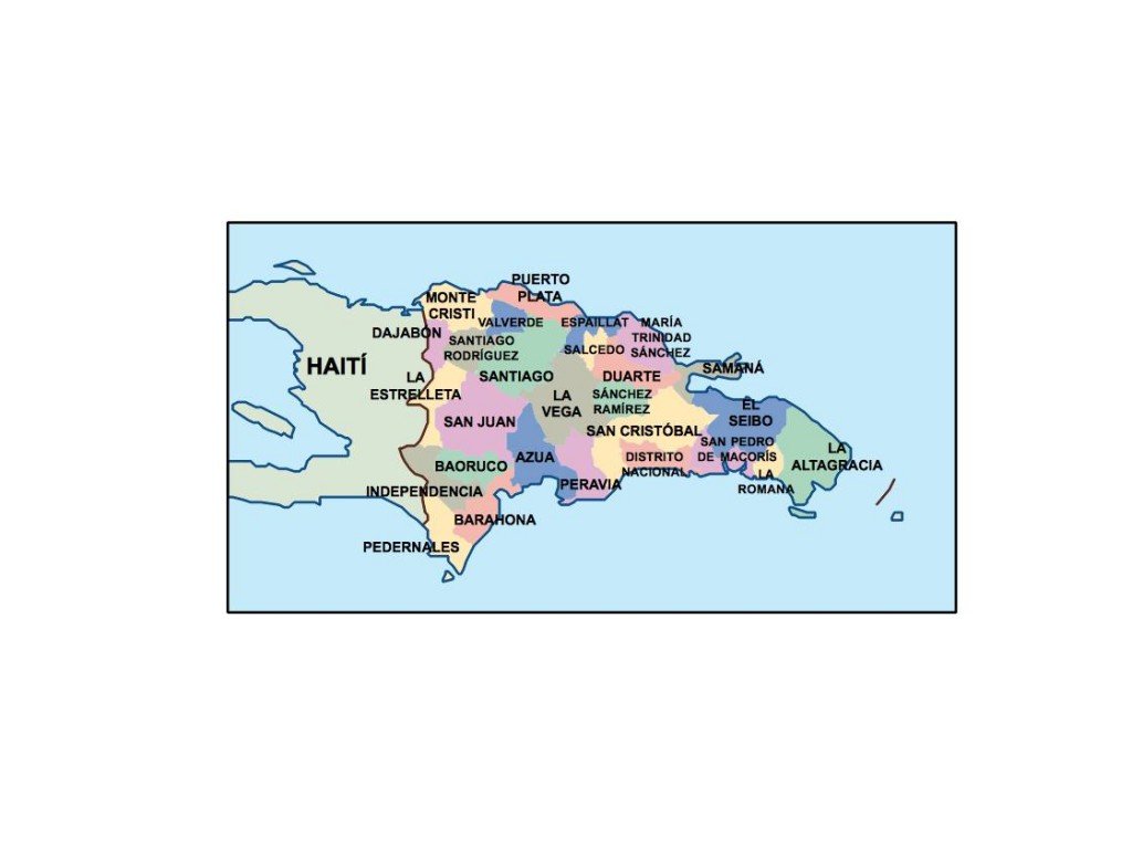 dominican republic powerpoint mapa presentaciones | Order and download ...